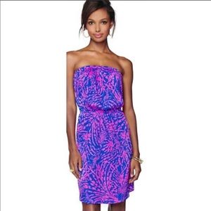 Lilly Pulitzer Strapless Zebra Dress